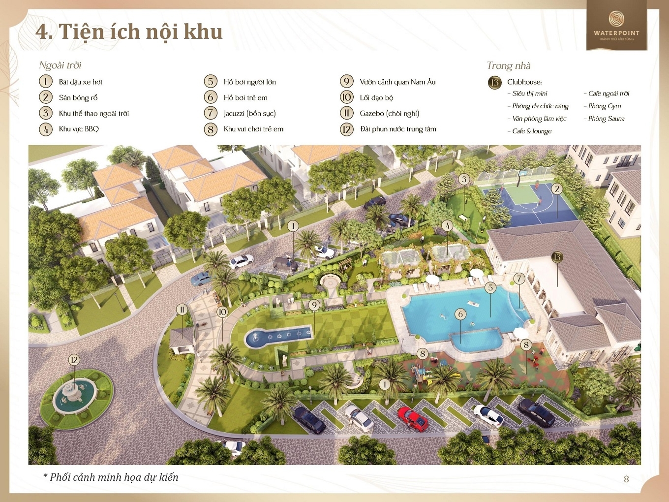 Tiện ích nội khu Park Village