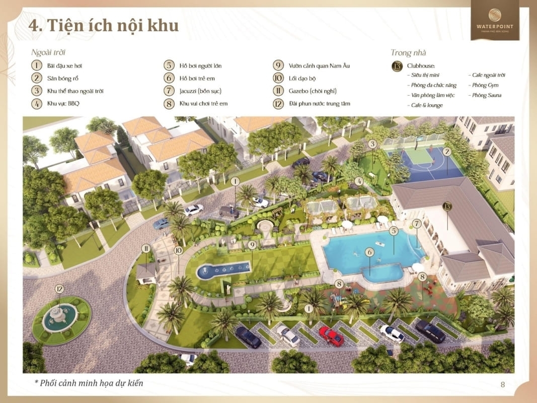 Phối cảnh tiện ích tổng thể dự án Solaria Rise